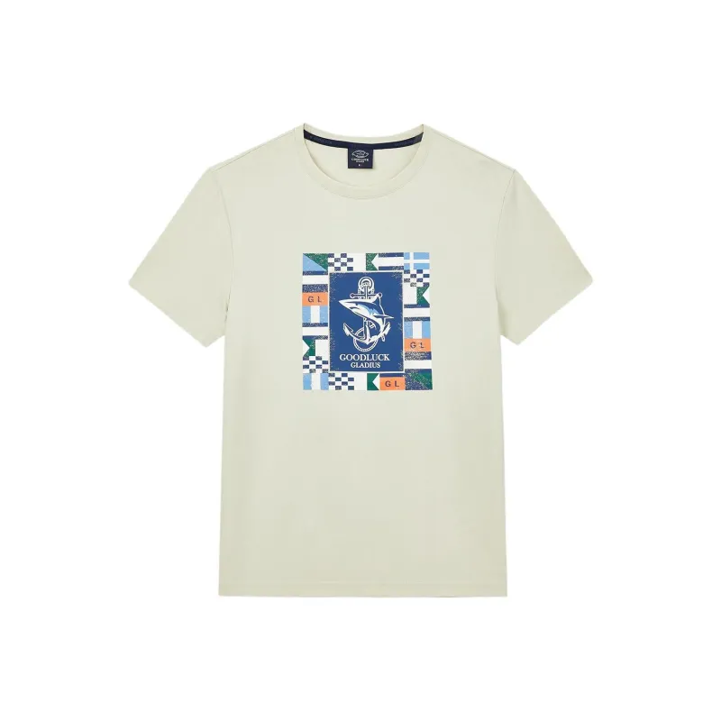 GOOD LUCK GLADIUS T Shirt Men's Ecru-0