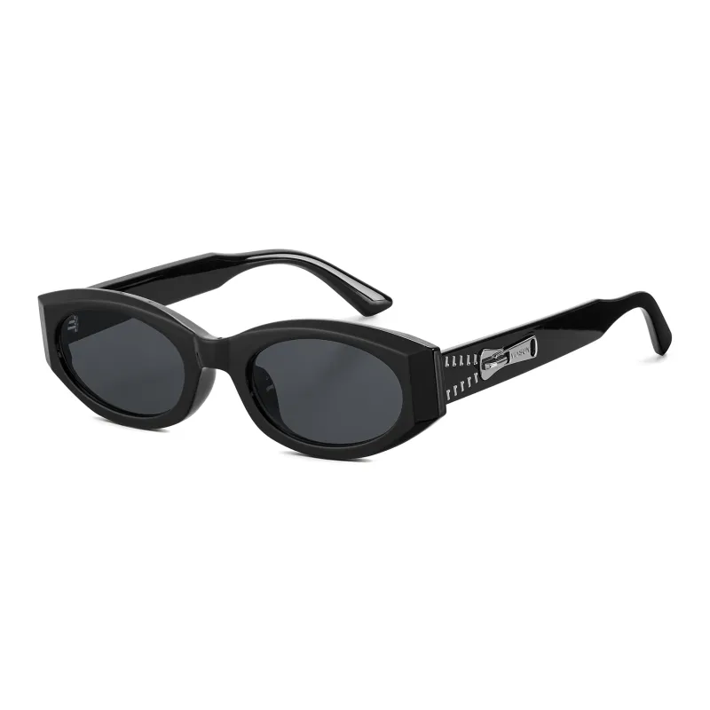 ENFANTIN TR/Memory Plastic Cat Eye Sunglasses Unisex-0