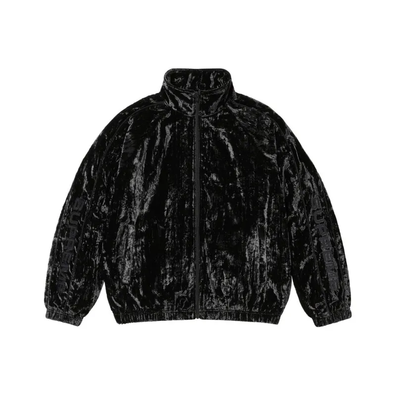 Supreme Crushed Velvet Track Jacket-4