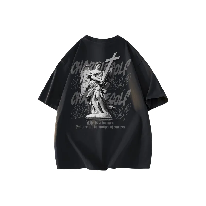 CHARLIE GOLF T Shirt Unisex Black-0