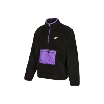 Nike Velvet Jackets Men Black