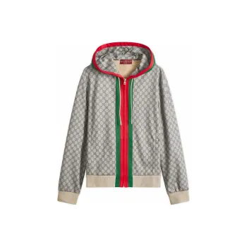 GUCCI Monogrammed Zip Up Jacket