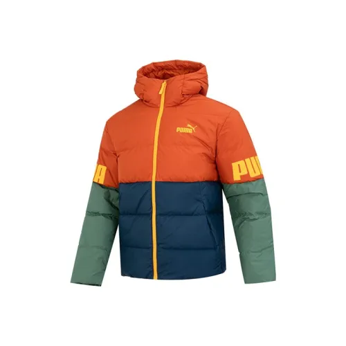 PUMA Down Jackets Men Orange