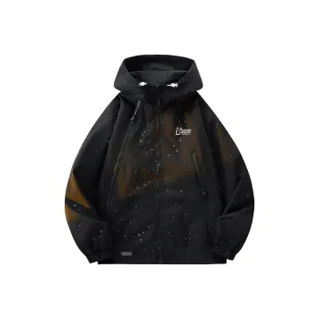 ROBINHOOD Waterproof And Windproof To Keep Warm Windbreaker Jacket Unisex Black