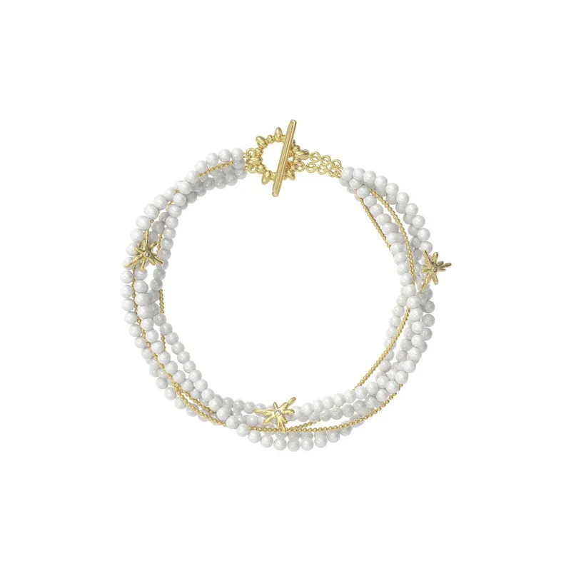 GOOGMO 18K Gold Plated Copper Bracelets Women's-0