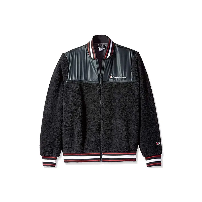 Champion Velvet feel Coat US Version Unisex Dark Blue-0