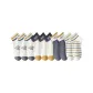 10-7 3 Ribbed Cuff Double Stripe+3 Letter MY+2 Gray A+A+2 Pinstripe