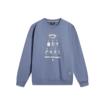 LiNing Basketball Collection Rebel Collection Sweatshirt Men's Turbulent Blue