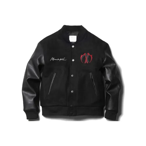 MIRACLE KILL Baseball Jacket Unisex Black