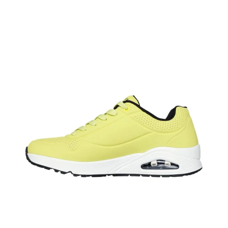 Skechers Uno Stand Low Top Casual Shoes Men's Yellow-1