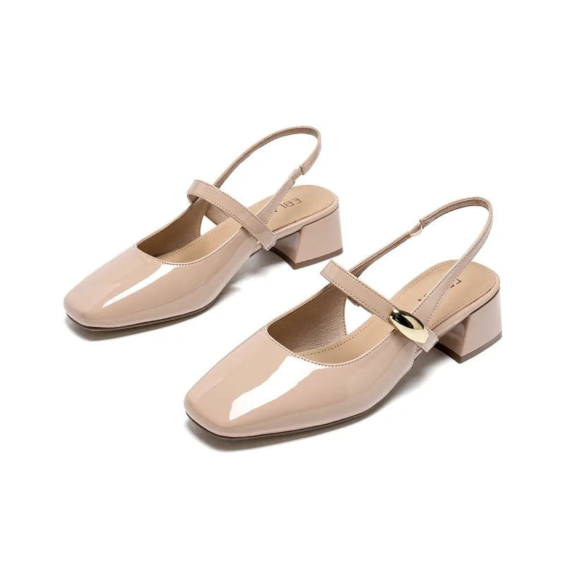 EBLAN Block Heel High Heels Women's-1