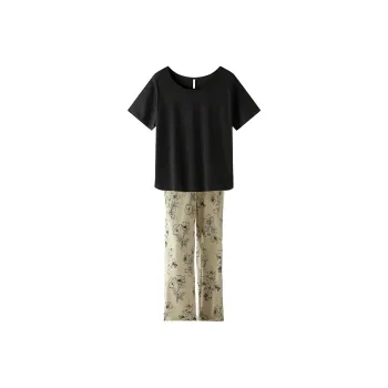 Ordifen Pajama Set Women's Black