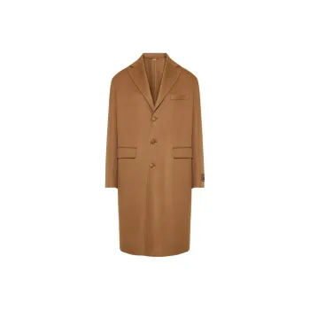 GUCCI Web Detailed Felted Coat