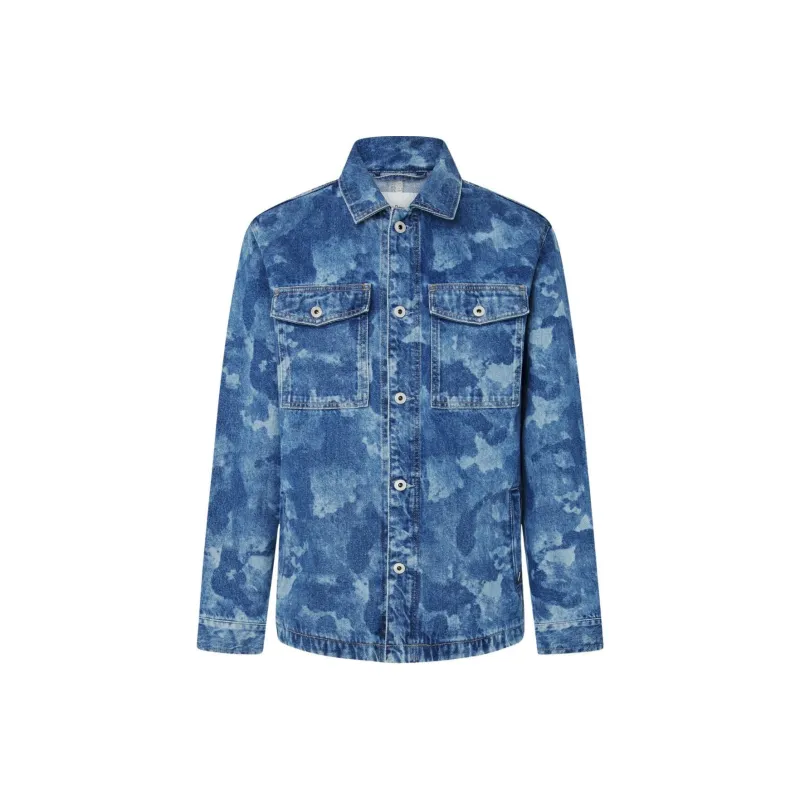 Pepe Jeans Denim Jacket Men's Blue-0
