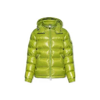 Moncler FW23 Down Jacket Coat Men's Green