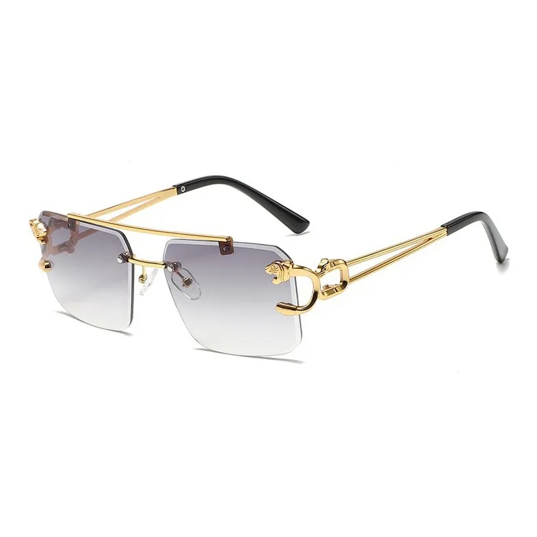YUZHAOLIN Metal Square Sunglasses Unisex-6