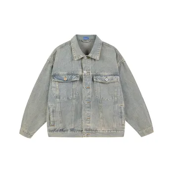 HELEH Denim Jacket Unisex Yellow Mud