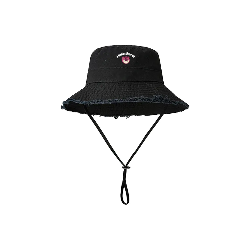 Disney Strawberry Bear Series Cotton Bucket Hats Unisex-4