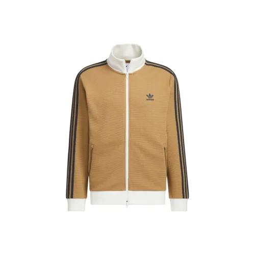 Adidas Originals TRACK TOP Jackets Coats Unisex Desert Brown