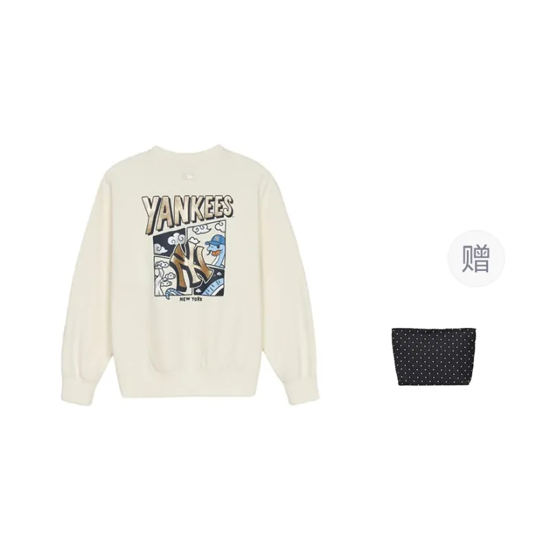 MLB New York Yankees SS25 Sweatshirt Unisex Cream-3