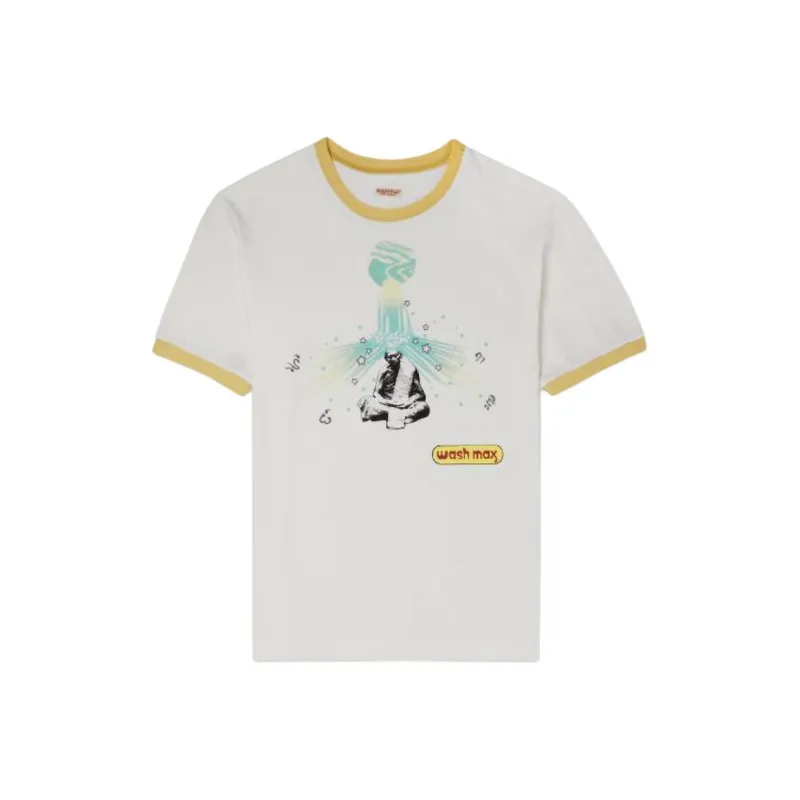 Kapital Laundry Max Big Monk Jersey Ringer Tee-0