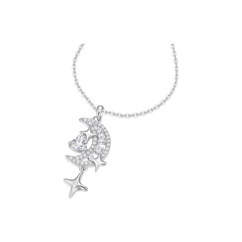 KADER 925 Sterling Silver Necklaces Women's Silver-1