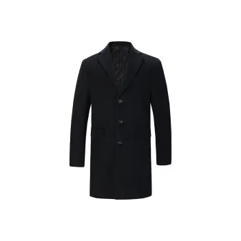 DAVID NAMAN FW23 Coats Men's Navy Blue