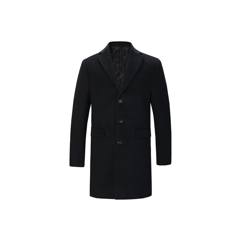 DAVID NAMAN FW23 Coats Men's Navy Blue-0
