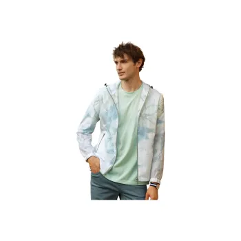 GOLDLION Jackets Coats Men's White Base Print 38
