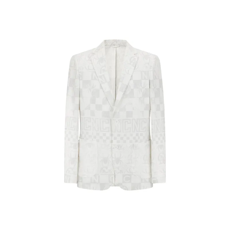 C'N'C Rhythm Party Series Business Suit Men's White Floral-0