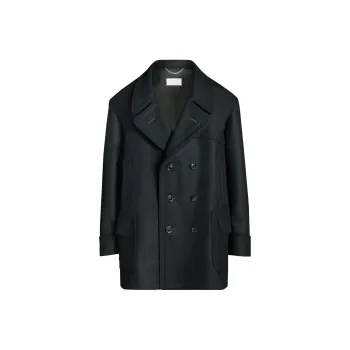 Maison Margiela Oversized Caban Button Up Coat