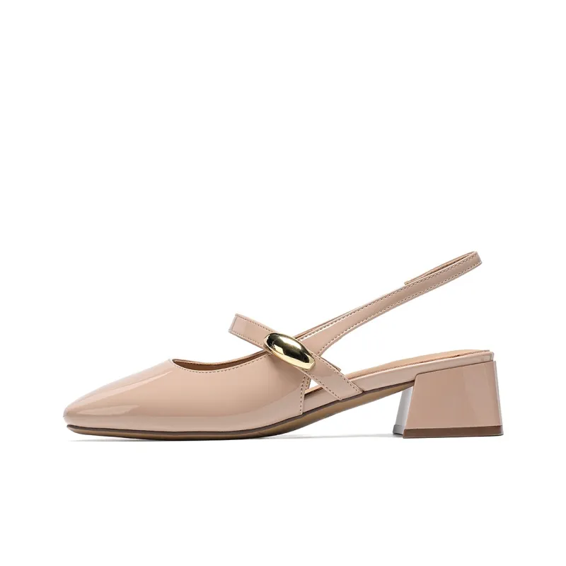 EBLAN Block Heel High Heels Women's-0