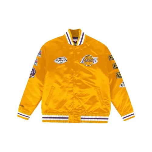 Mitchell & Ness Baseball Jacket Unisex Gold
