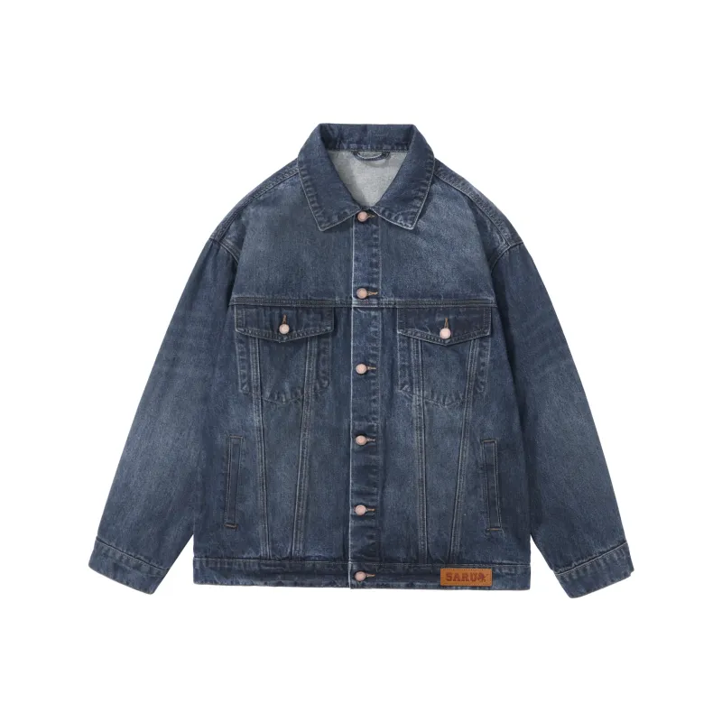 SANTASTIC Denim Jacket Men's Dirty Blue-0
