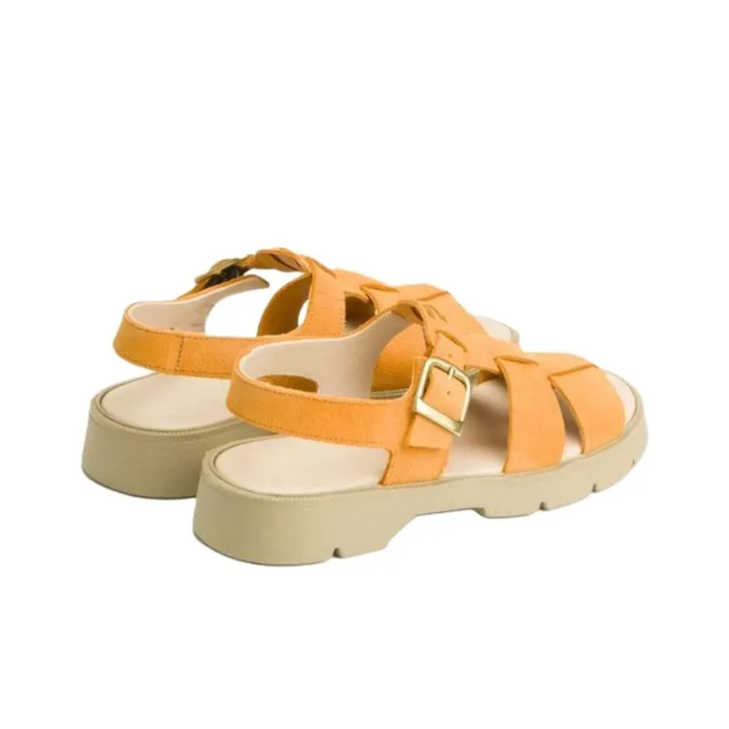 KLEMAN CLEON MANUFACTURE BALLAST V Roman Sandals 3cm Men's Peach-3