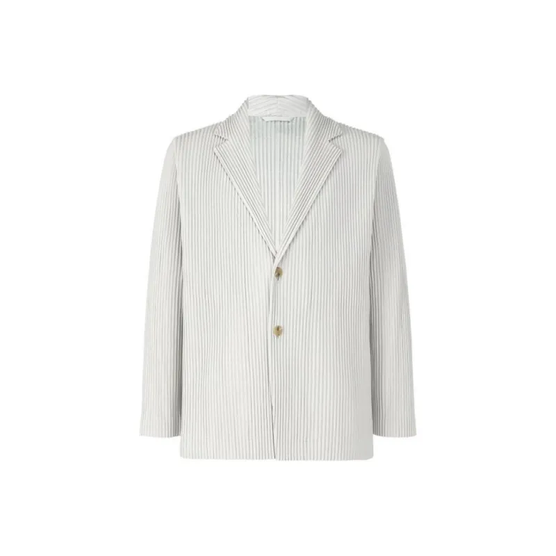 ISSEY MIYAKE Jackets Coats Men's Light Gray-0