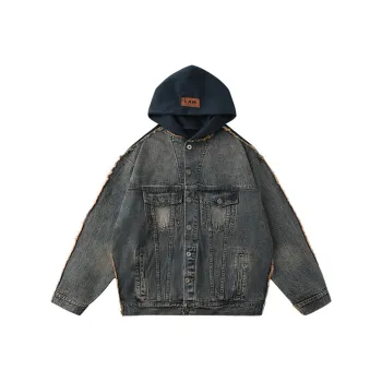 LAMLICKA Denim Jacket Unisex Blue