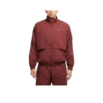 Nike SportswearSolo Swoosh Woven Track Jackets Coats Men's Dark Pony/White