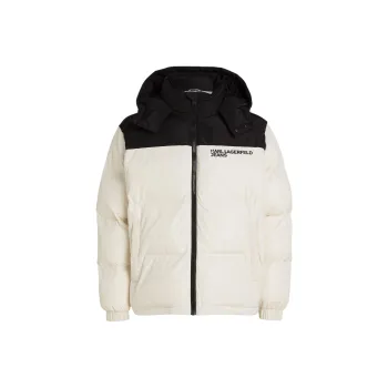 KARL LAGERFELD Jackets Coats Men's Black White