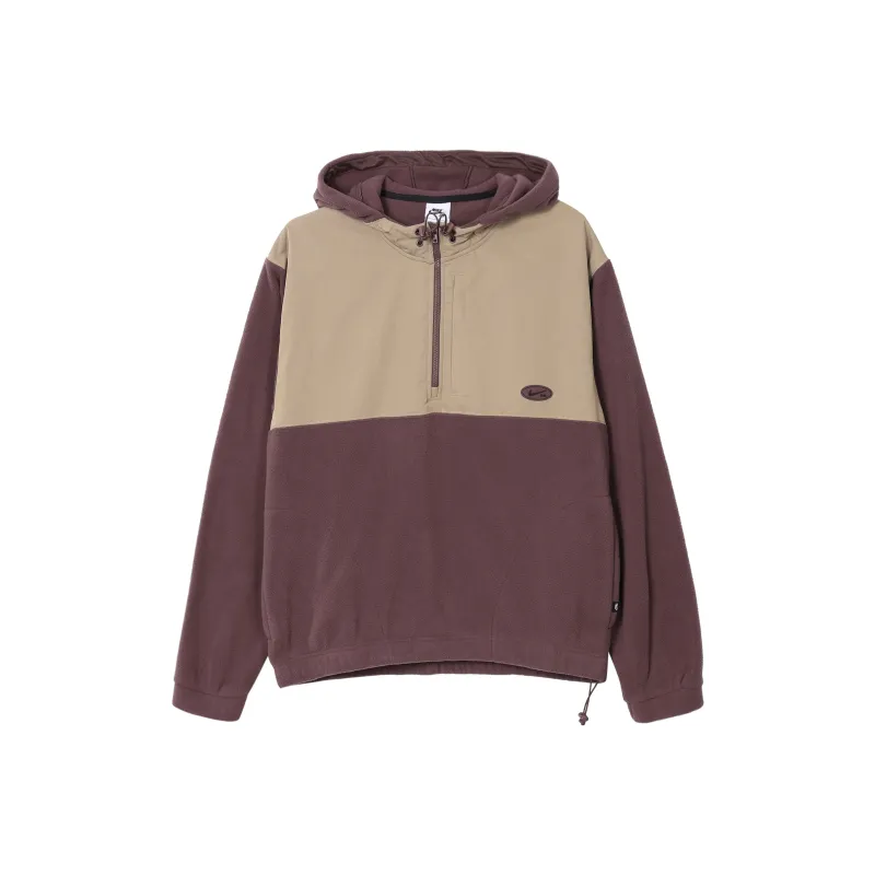 Nike Velvet Jackets Men Dark Burgundy-0