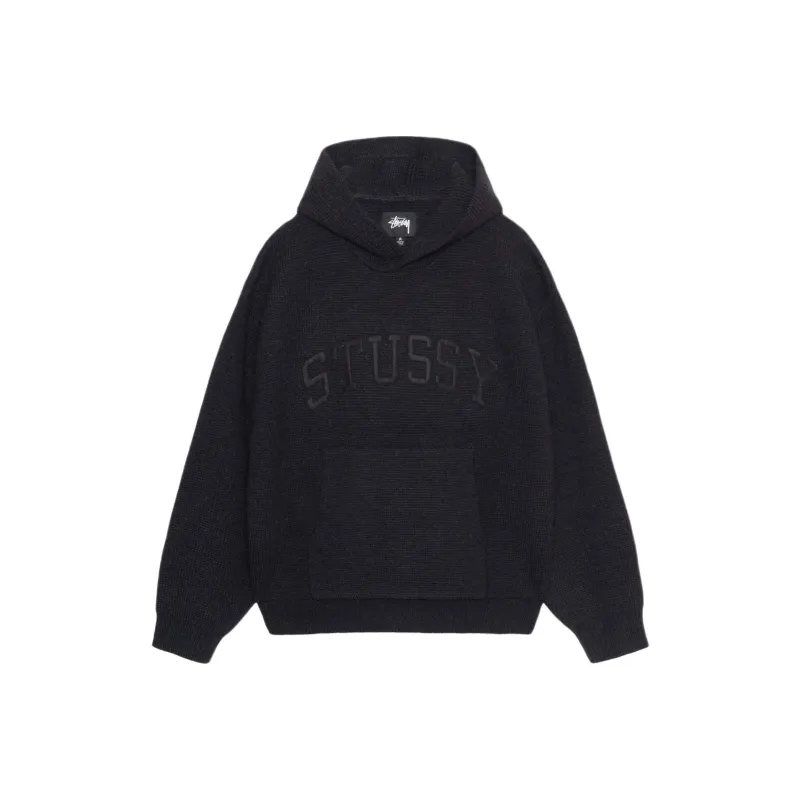 Stüssy Patch Knitted Hoodie-5