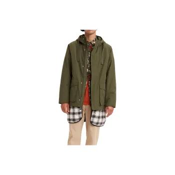 Levis Jackets Men Forest Night Green
