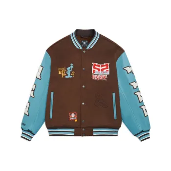 LiNing Badfive Baseball Jacket Men's Earth Brown