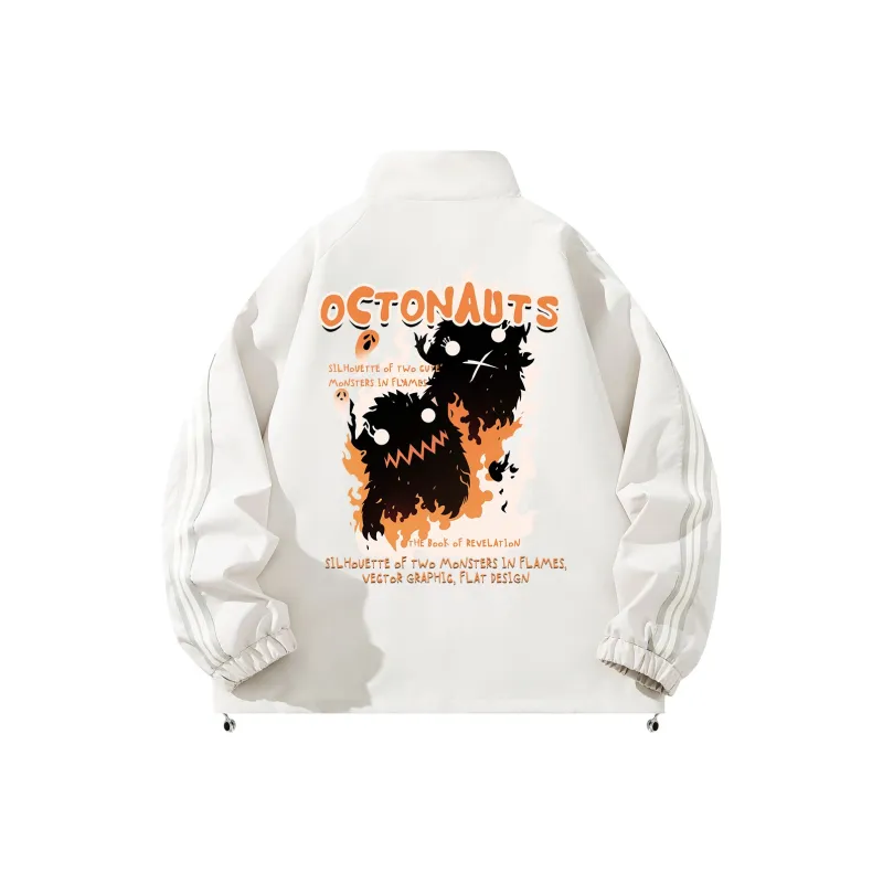 Small Columns Under The Sea Jackets Coats Unisex-4