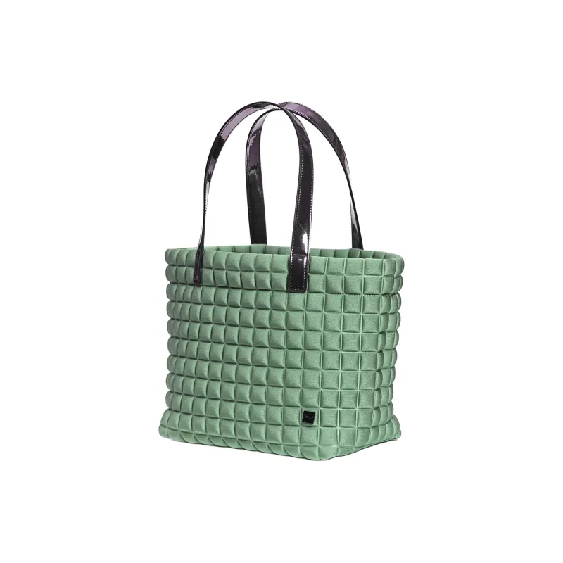 BPRIME 3D Cubic Thermoforming Fabric Handbag Regular Women's Light Green-1