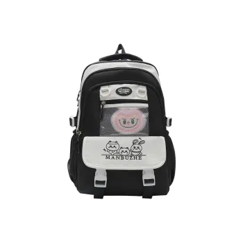 Alcohol Dragon Canvas Backpack Regular Women's Multicolor