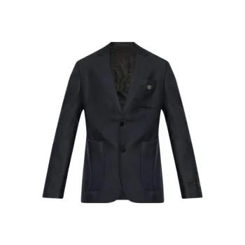 VERSACE Medusa Head Single Breasted Tailored Blazer