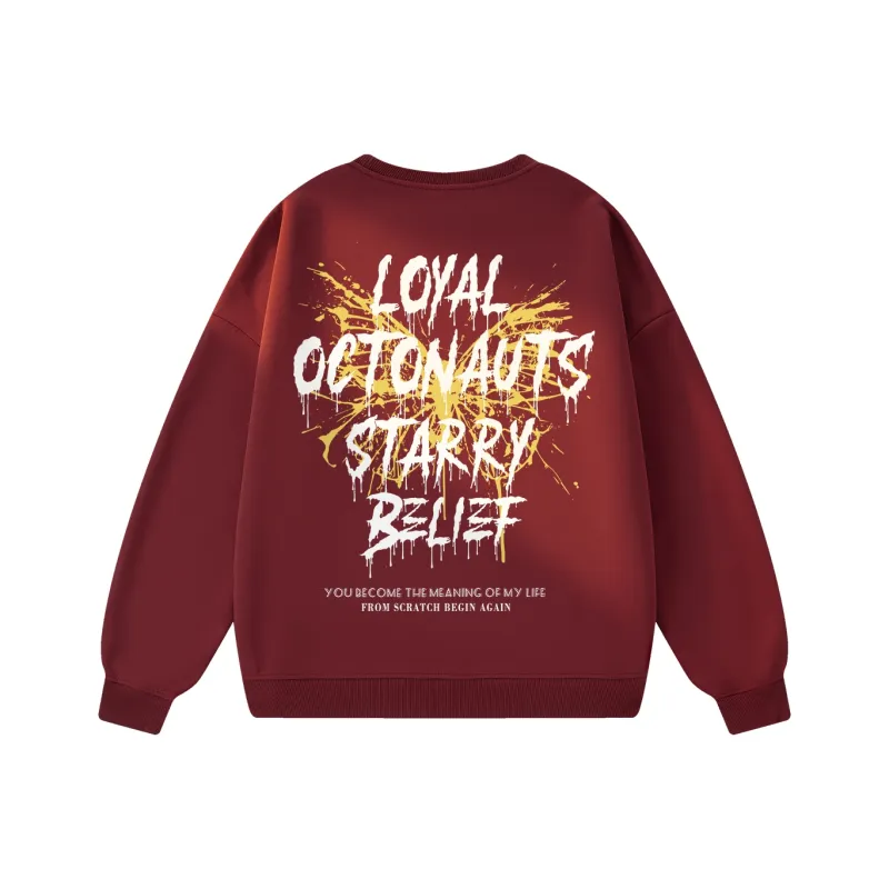 Small Columns Under The Sea Sweatshirt Unisex-2
