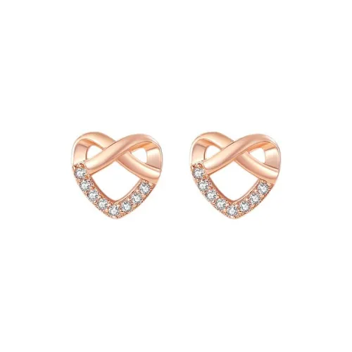 TIMEBOTTLE S925 Silver Stud Earrings Women's