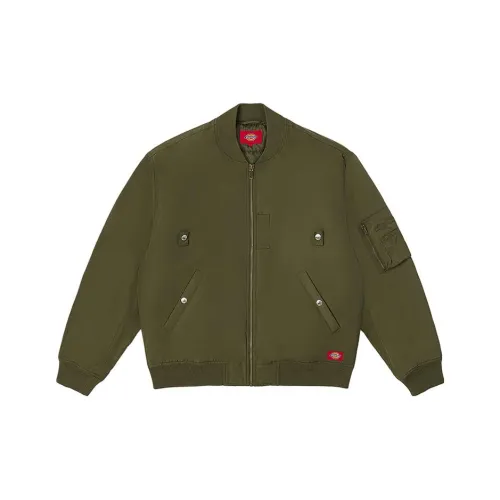 Dickies Puffer Jackets Unisex Army Green/MGR